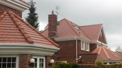 After cleaning the tiled roof of a  house in Cork by Pro Wash, Ireland