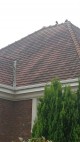 Before cleaning the tiled roof of a  house in Cork by Pro Wash, Ireland