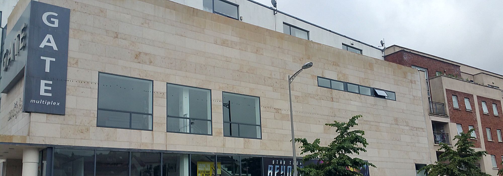 Gate Multiplex Cork after wall cleaning by Pro Wash.ie, Roof Cleaning & Soft Washing, Ireland